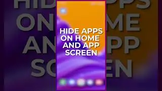HIDE APPs from APP SCREEN on ANDROID Phones