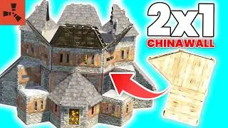 ULTIMATE Mini Chinawall 2x1 - Solo/Duo/Trio Rust Base 2025