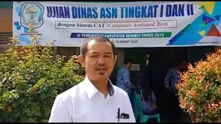 Ujian Dinas PNS menggunakan metode CAT BKN Kab. Kerinci tahun 2019