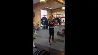 MCT Push Press 55kg redan gjort en ful, testade en gång till!