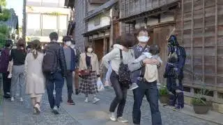 Prank Patung Samurai Di jepang