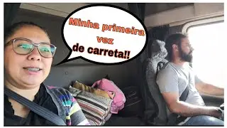 CRUZAMOS FRONTEIRA COM UMA CARRETA CARREGADA 😱😱#automobile #carreta #minasgerais