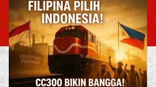 CC300 SCREAMED IN THE PHILIPPINES! They Can't Believe Indonesia Can Build This Locomotive!