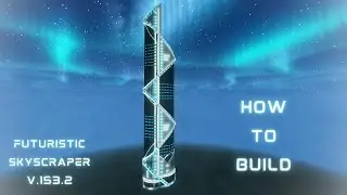 Minecraft: How To Build Futuristic/Cyberpunk Skyscraper (Remake v153.2)