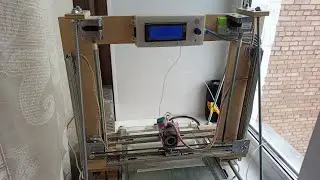 3D принтер на мебельных направляющих