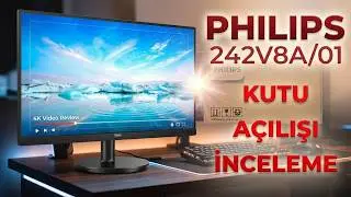 PHILIPS 242V8A/01  KUTU AÇILIMI // 23.8
