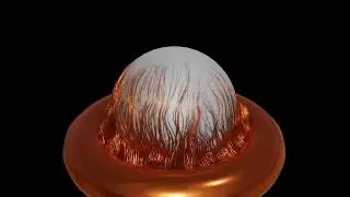 Blender geometry nodes - Testing the new hair system (3.2 alpha)