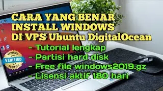 install windos on ubuntu | digitalocean | free windows2019.gz 180 day