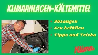 Auto-Klimaanlage absaugen und neu befüllen (LIVE GEZEIGT)