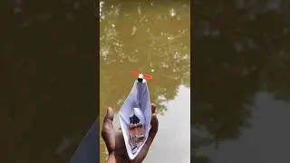 How to make DC motor paper boat||⛵ #dcmotor #trending #viralvideo#motor