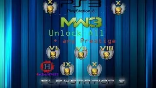 MW3 Unlock all Prestige Hack RTE RTM {PS3]