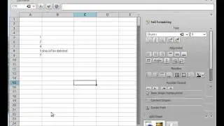 calligra sheets rows delete bug