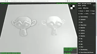Ambient Occlusion in a Web Browser Using Blender and Blend4web