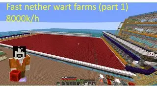 Fast Netherwart Farms, part1 (Ilmango setup) 8000 netherwarts/h Java Minecraft Survival 1.16-1.21.x