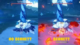 How Much Does Bennett Buff Wanderer? || Genshin Impact