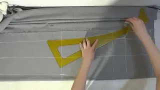 Построение брюк на ткани. Рабочий момент. В конце итог.