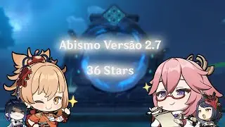 Genshin Impact - Abismo 12 (2.7) 36 Stars - Yoimiya e Yae Miko