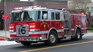 Alameda County Fire Dept. Engine 16 Responding