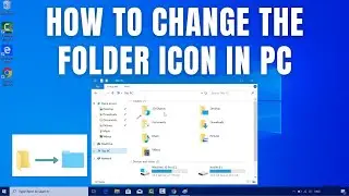 How can change any folder icons and desktop  shortcuts app icons in any windows