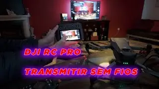 Tutorial DJI RC PRO transmitir sem fios para smarttv