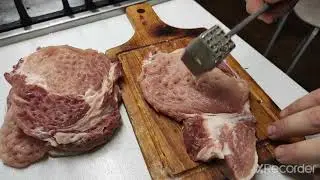 Как пожарить карбонат свиньи!!!🐖🐽🐷