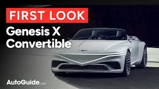 The Genesis X Convertible is Outrageously Good Looking - First Look