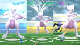 Pokémon Raid Battles Gen 4 Shinx, Piplup, Turtwig, Buneary vs Mewtwo Legendary