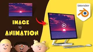 Convert Single Image to Animation Video🤔 || Blender 3.4 ||
