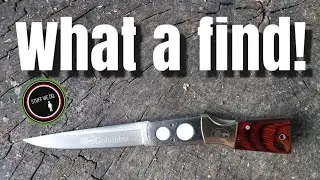 Pawn Shop find: A great gunstock handled knife by Columbia knives.