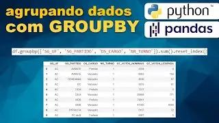Python PANDAS - Groupby: como agrupar dados