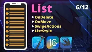 6 - List View en SwiftUI 4  con Xcode 14 - iOS 16 - Curso de SwiftUI para Principiantes