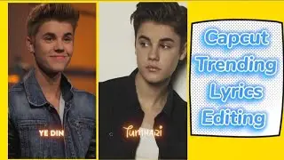 New Trending Full Screen Lyrics Video Editing in Capcut || Lyrics Video Editing in Capcut