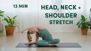 13 Minute Pilates Stretch for Head, Neck, and Shoulders | Good Moves | Well+Good