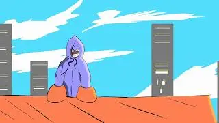 Motion Comic made in BLENDER 4.O GREASE PENCIL#blender #greasepencil #animation #2danimation
