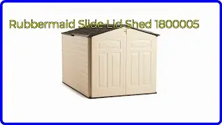 REVIEW (2024): Rubbermaid Slide Lid Shed 1800005. ESSENTIAL details.