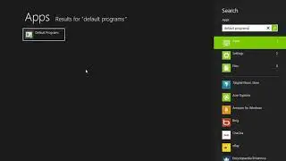 Windows 8 - How to Set the Default Browser
