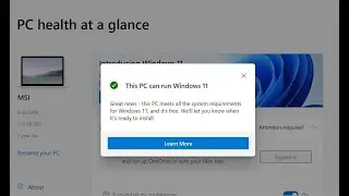 HOW TO CHECK WINDOWS 11 COMPATIBILITY PC/LAPTOP
