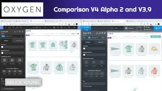Side by side comparison of Oxygen V4 Alpha 2 and Oxygen V3.9