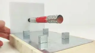 3 Motor Trick Floating and Levitasi | Magnetic Art