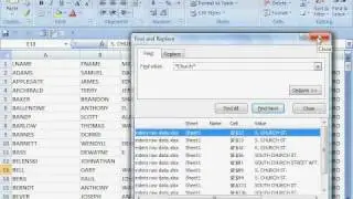 Data cleaning with find and replace in Excel