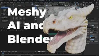 Meshy AI and Blender Design your 3D AI Models