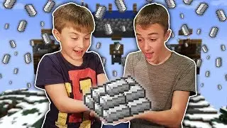 IMAMO BESKONAČNO IRONA + KAKO NAPRAVITI IRON FARMU! - Minecraft Preživljavanje sa Mladjim Bratom