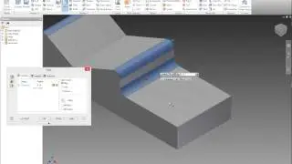 Inventor 2012 Beginners Tutorial Pt 1 (Fillets and Extrusions)