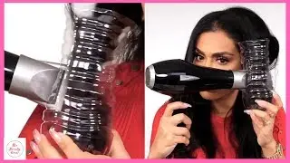Viral Bottle Blow Hair Curls | Instagram Compilation 2018