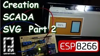 Creation Scada SVG for WebServer in ESP8266 Part 2 : PDAControl