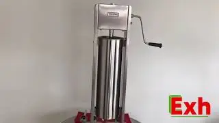 Embutidora manual de 7 Litros para chorizos y carnes - Exhibir Equipos Industriales