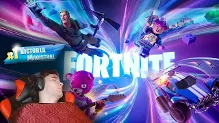 ME DUERMO😴EN DIRECTO Y GANO PARTIDA🥵|| CAPITULO 5 FORTNITE