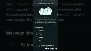 WhatsApp Disappearing Messages| New Feature in WhatsApp| WhatsApp Tips and Tricks| WhatsApp Tutorial
