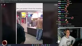 xQc reacts to "Bro just pulled it from his inventory"