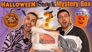 Halloween snack mystery box feat. @Giannakopouloschannel  | The Real Halloweek day 2